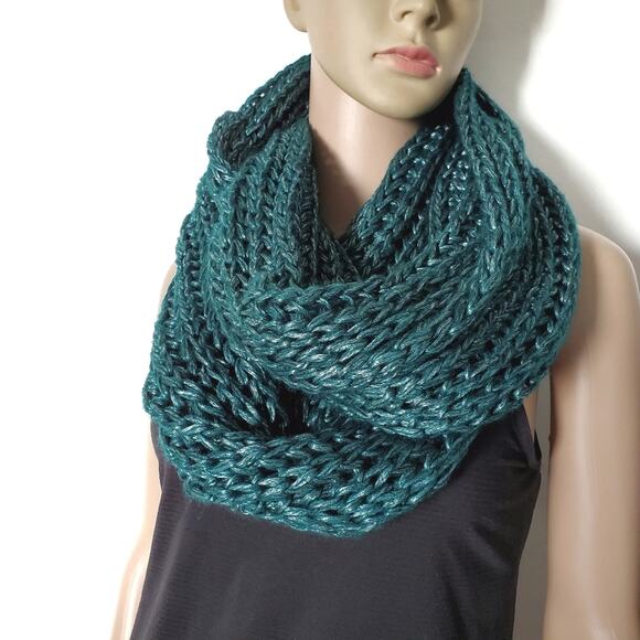 Super Soft Infinity Scarf in Antique Teal - Picture 1 of 6